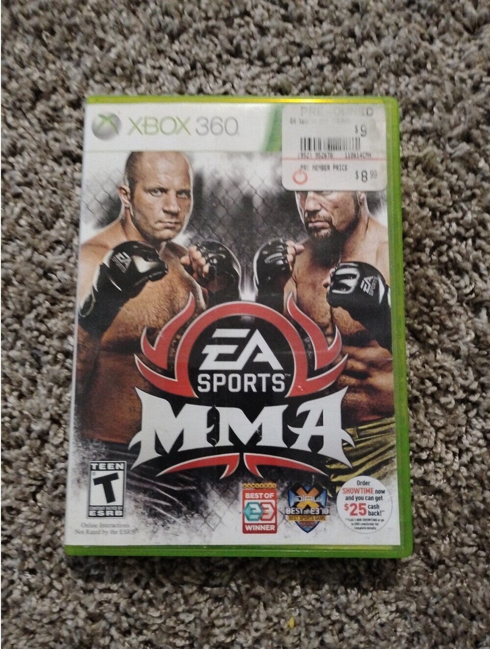 EA Sports MMA (Xbox 360) - Complete in Case CIB w/ Manual